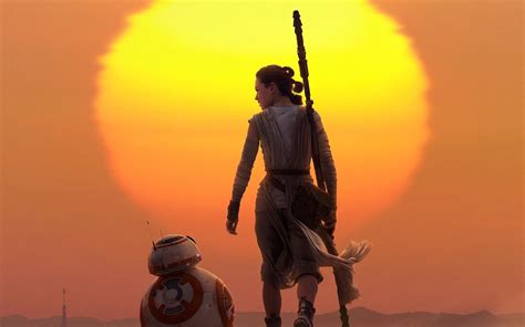 Rey And Bb 8 Star Wars The Force Awakens Wallpapers Hd Wallpapers Id