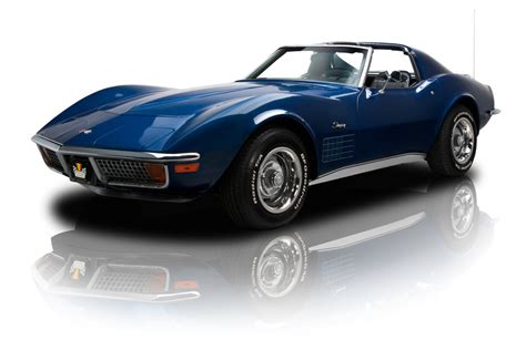 Targa Blue 1972 Chevrolet Corvette For Sale Mcg Marketplace