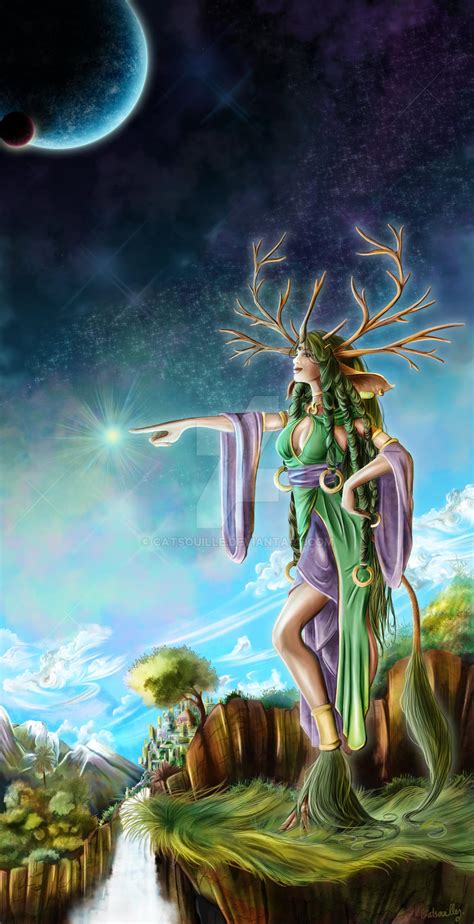 Collab Mayvig Goddess Of Nature By Catsouille On Deviantart