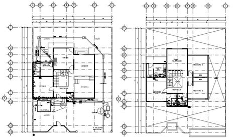 Huge Bungalow Plan With Working Drawing Autocad File Cadbull Free My