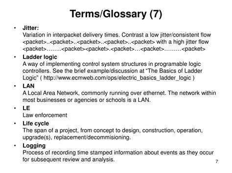 Ppt Termsglossary Powerpoint Presentation Free Download Id355622