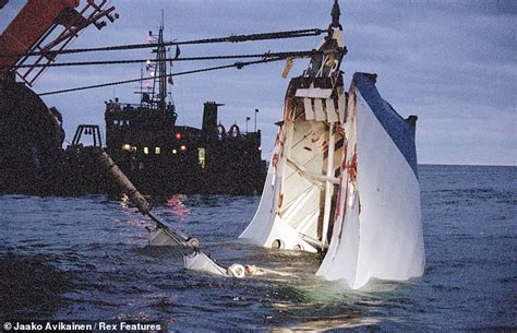 Winds were around 20 meters per second and the waves around 4 meters high, according to the official investigation. Were Russians behind sinking of Estonia which killed 852 ...