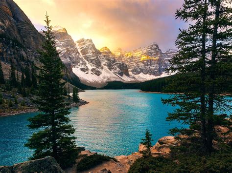 Moraine Lake Banff National Park 5k Hd Desktop Wallpaper Widescreen