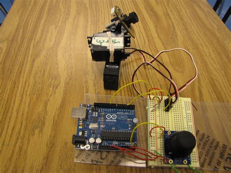 Arduino 2 Servos Thumbstick Joystick 5 Steps With Pictures