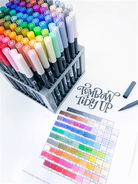 Tombow Brush Pen Colour Chart Nac Org Zw