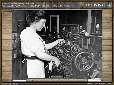 Women War Workers The Wwi Era Us Army Center Of Military History