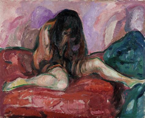 Weeping Nude Painting By Edvard Munch Fine Art America
