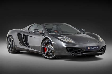 Mclaren Mp4 12c Spyder Black Background Pearce And Dale