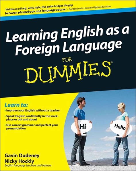 Learning English As A Foreign Language For Dummies Book By Gavin Dudeney Paperback
