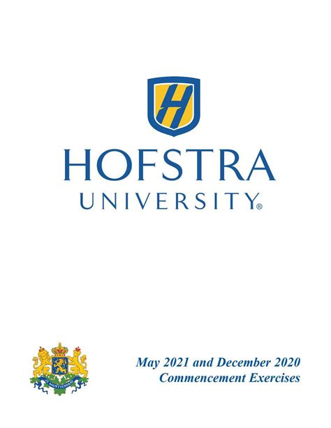 May 2021 And December 2020 Commencement Program Hofstra University By Hofstra University Issuu