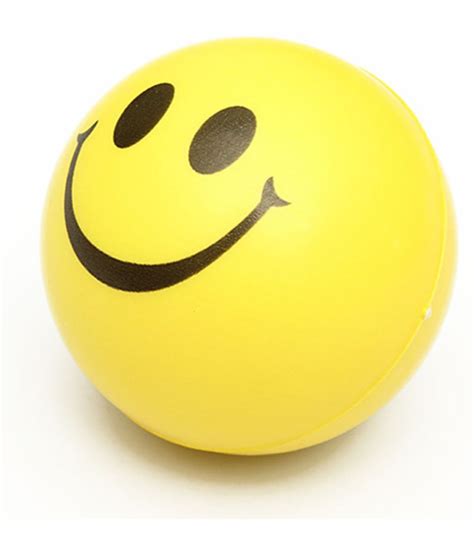 Paruhi Happy Smiley Face Balls Pack Of 12 Smile Squeeze Ball Yellow