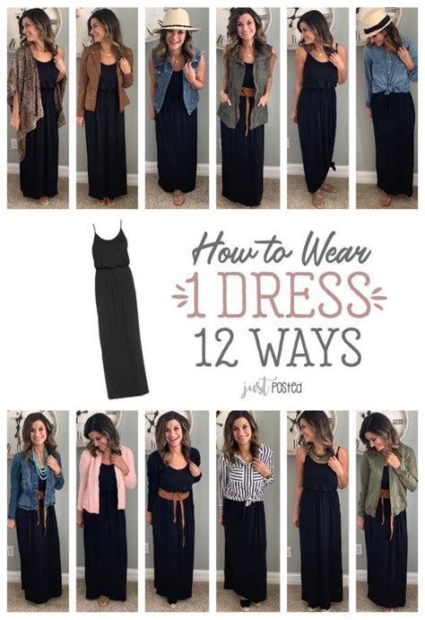 how to wear one black maxi dress twelve ways just posted black maxi