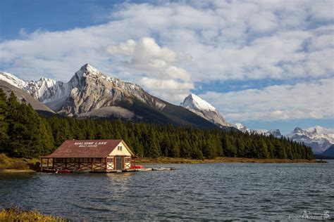 Image Of Maligne Lake Boat House