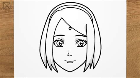 How To Draw Sakura Haruno Boruto Step By Step Easy Youtube
