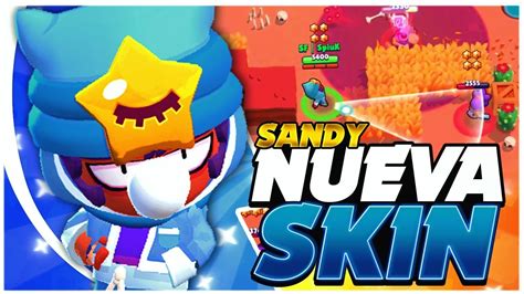 Sandy is a legendary brawler unlocked in boxes. ME COMPRO LA NUEVA SKIN DE SANDY!! | BRAWL STARS GAMEPLAY ...