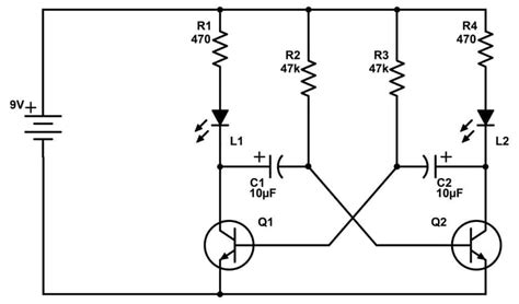 How Astable Multivibrator Circuits Work