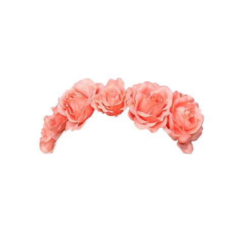 Elegant Pink Rose Flower Crown Png Transparent Background 807x807px
