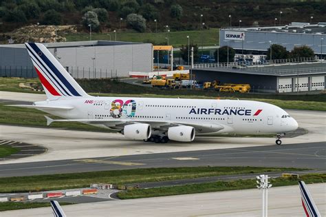 Air France Airbus A380 800 80 Years Livery Edition Aircraft Wallpaper
