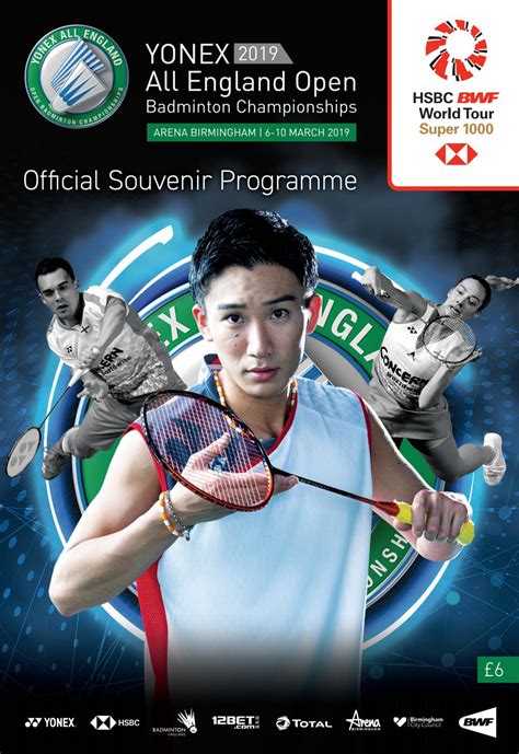 Yonex all england open 2021 is set to return to utilita arena birmingham from wednesday 17th to sunday 21st march 2021 behind closed doors. 2019 YONEX All England Official Souvenir Programme ...