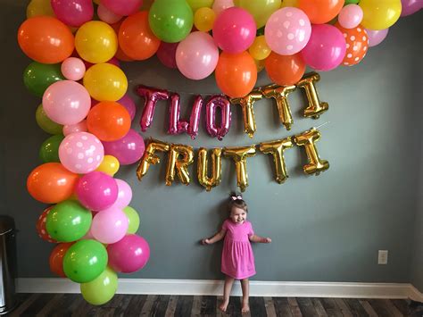 Twotti Frutti Balloons Twotti Frutti Birthday Decorations Etsy