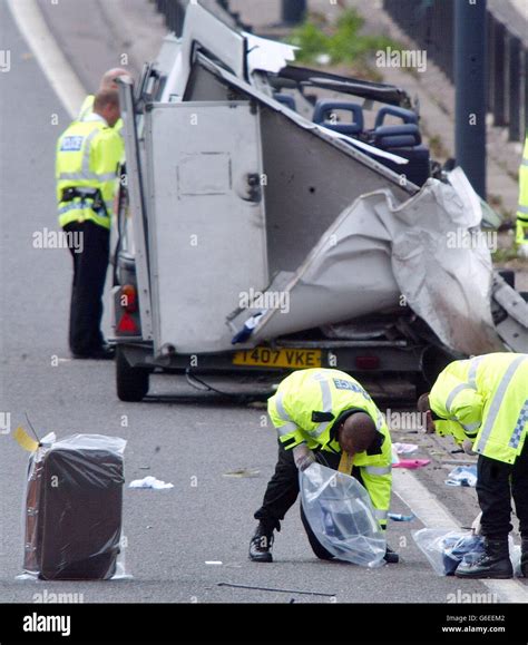 M56 Accident Stock Photo Alamy