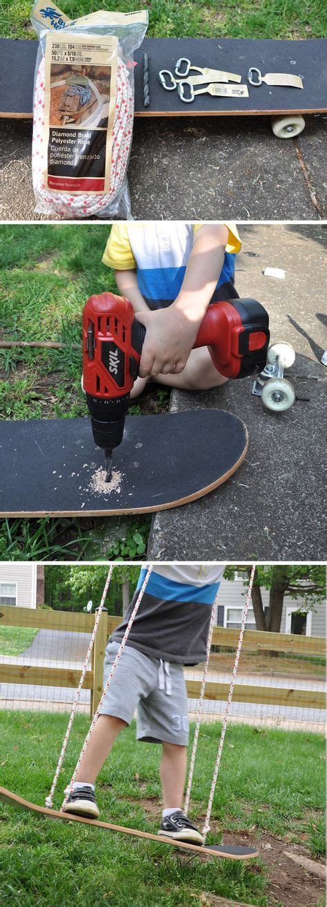 You must be logged in to post a comment. How to Make Skateboard Swing - DIY & Crafts (With images) | Backyard for kids, Backyard fun ...