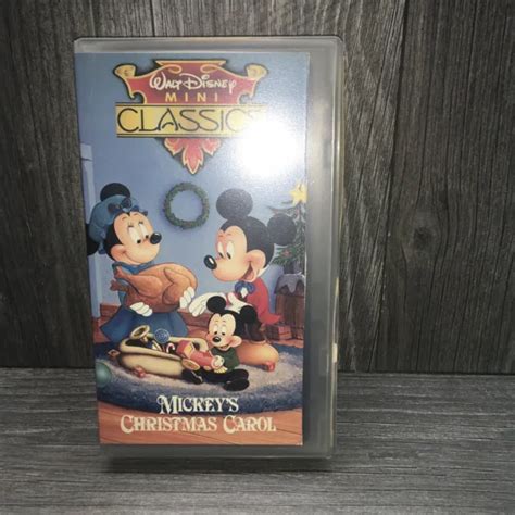 Walt Disney Mini Classics Mickeys Christmas Carol Vhs 1994 Rare 699