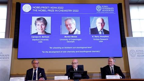 Nobel para la química del clic un avance con aplicaciones contra el cáncer Minuto