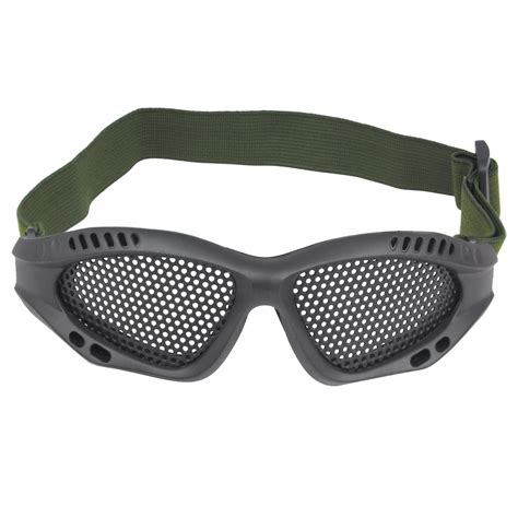 Trixes Tactical Airsoft Eye Protection Goggles No Fog Metal Mesh Glasses