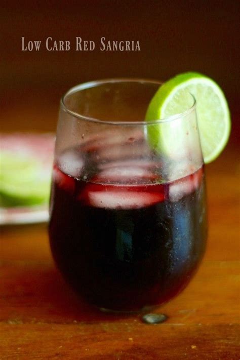 Low Carb Red Sangria Recipe Has Just 3 Carbs For 8 Ounces So Fruity And Yummy From Lowcarb