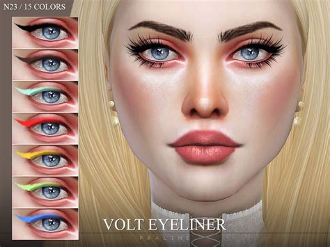 Pralinesims Volt Eyeliner N23 In 2020 Sims 4 The Sims