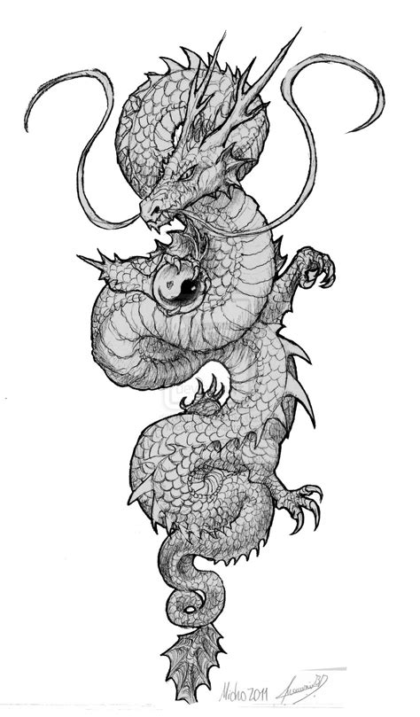 Traditional Chinese Dragon Head Drawing Easy Ranma Wa