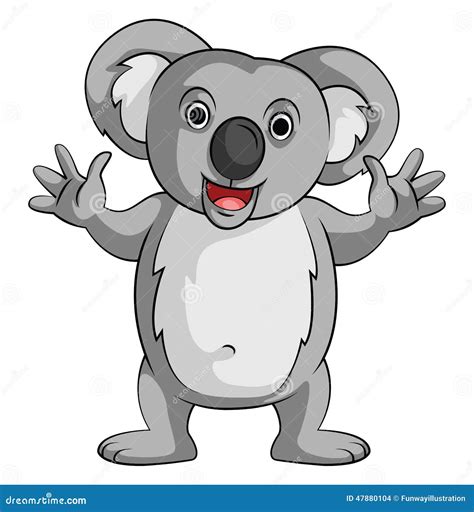 Koala Smile Stock Vector Illustration Of Bear Young 47880104