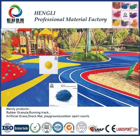 China Rubber Flooring For Children Playground Colorful Epdm Rubber