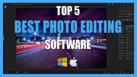 Editing Software Top 5 Lightroom Photoshop Tutorials