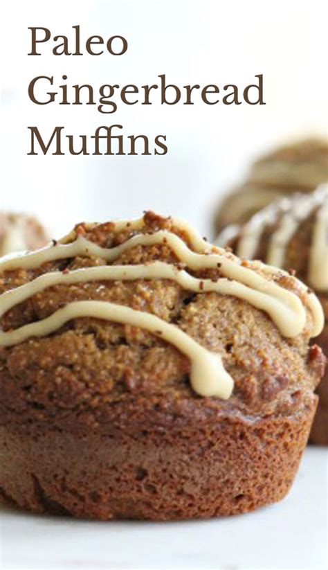 Paleo Gingerbread Muffins