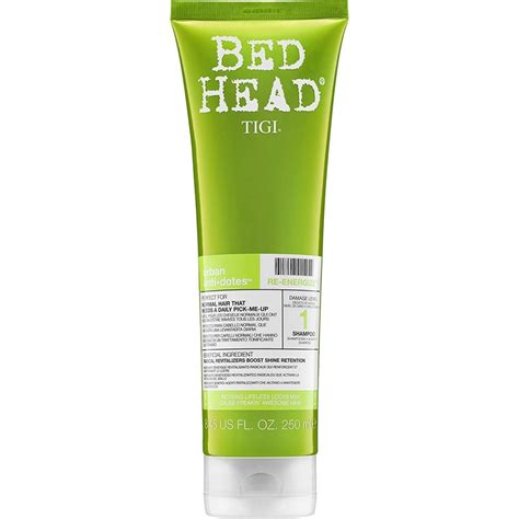 Tigi Bed Head Re Energize Shampoo Ml Tigi Bed Head Urban Re Ene