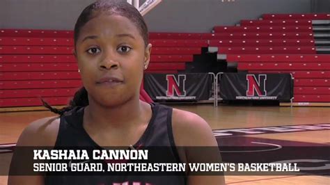 northeastern women s basketball interview with kashaia cannon youtube