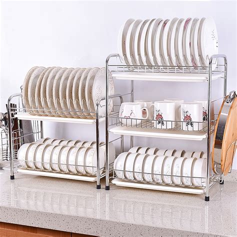 Kitchen Dish Rack Drain Rack Stainless Steel Hanging Dish