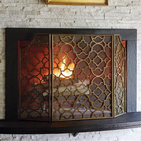 It keeps the flaming bits separated from the rest of the room, ensuring an accidental house fire isn't a. Mesh Fireplace Screen - Frontgate