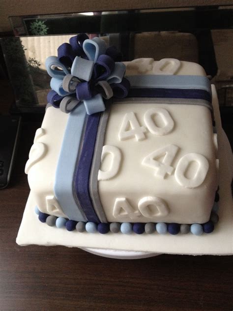 40th Birthday Cake 40th Birthday Cakes Birthday Cakes For Men 40th Cake