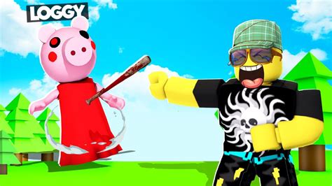 Loggy Become Evil Piggy And Trolled Everyone Roblox Youtube