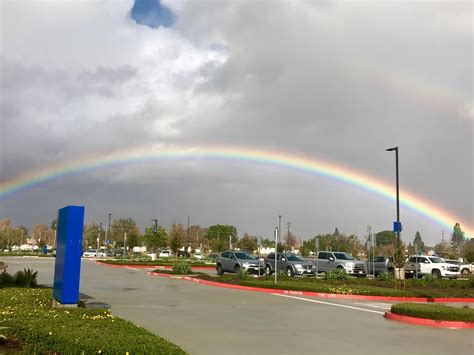 Photos Rainbows From The Years First Storm In Southern California