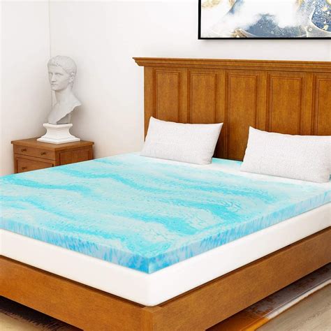 Compare calming 3 gel memory foam mattress topper mfi137764. Milemont Mattress Topper King, 3-Inch Cool Swirl Gel ...