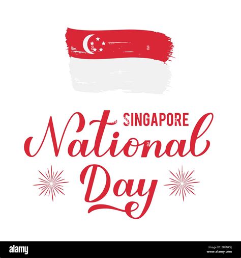 Singapore National Day Calligraphy Hand Lettering Singapore