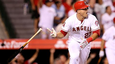 Angels Superstar Mike Trout Does Not Condone Bat Flipping Mlb