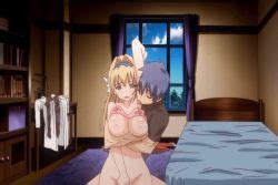 Fujimori Kaname Fujimori Yuu Koikishi Purely Kiss Animated Animated Gif Tagme Girl Bed