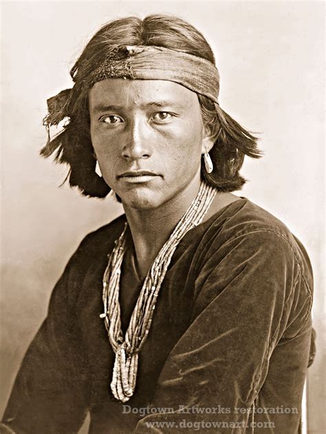 Large Reprint Vintage Native American Photograph So Hache Young