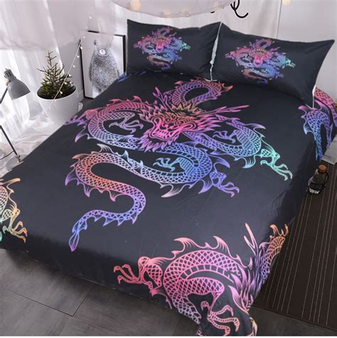 Super warriors, is the fourteenth dragon ball film and the eleventh under the dragon ball z banner. The Colorful Dragon CLA22100499B Bedding Sets | King ...
