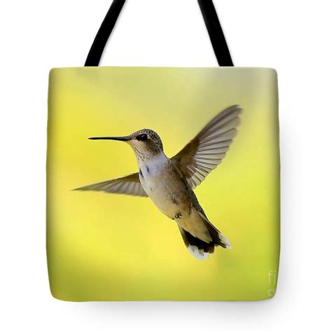 Hummingbird In Yellow Tote Bag For Sale By Carol Groenen Yellow Tote